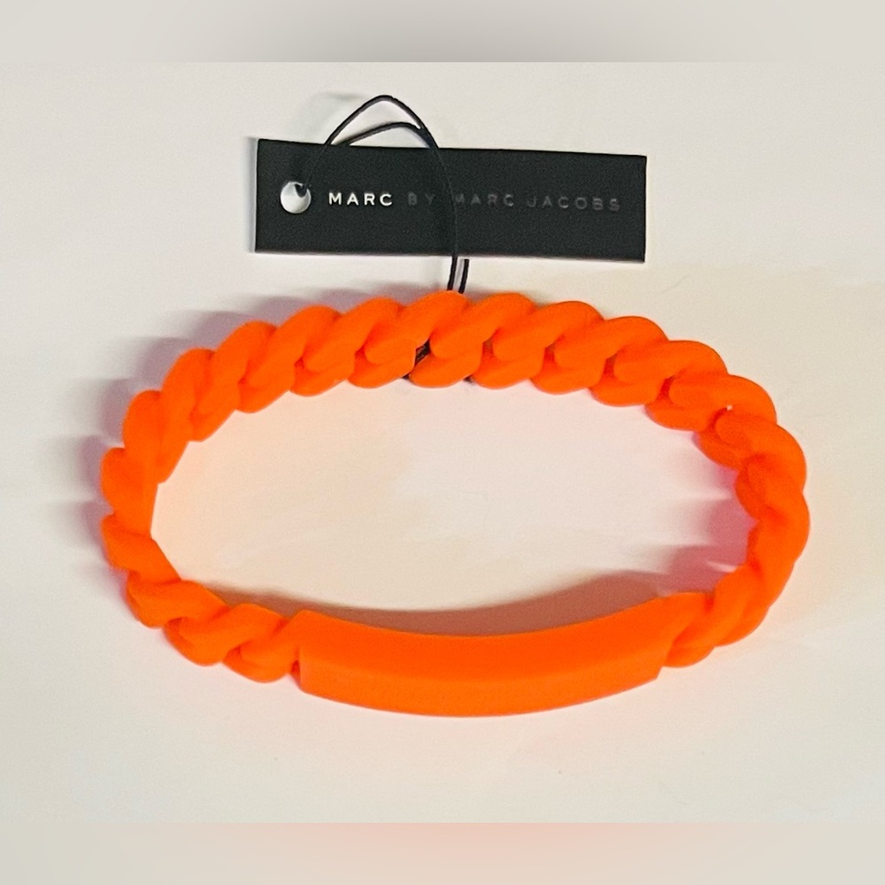 MARC JACOBS Orange Stretch Jelly Bracelet NEW!